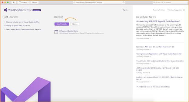 Segment Control In Xamarin.Forms
